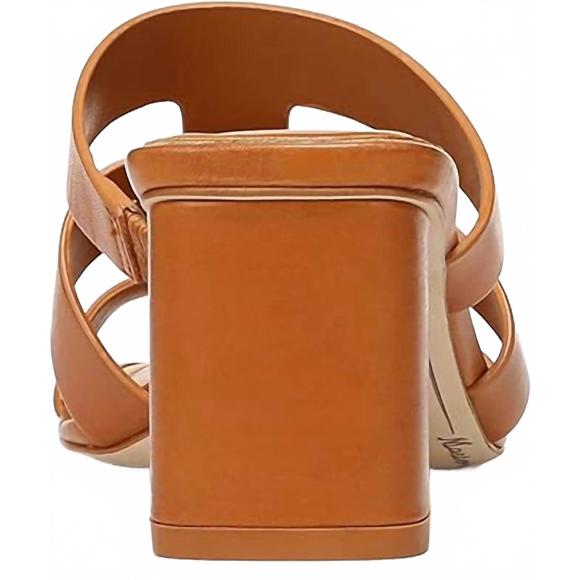 NEW FRANCO SARTO flexa carly slide sandal in brown - Picture 3 of 3